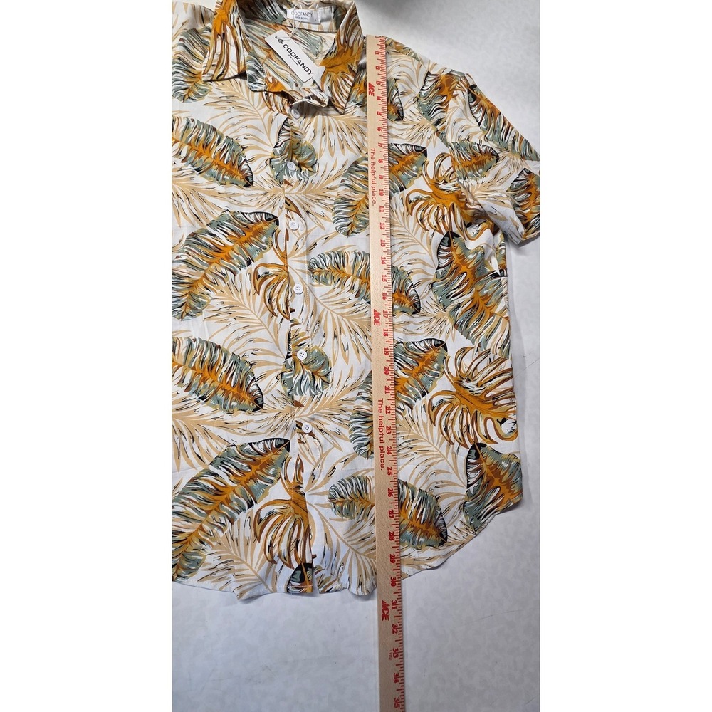 NWT Men's LG Hawaiian Summer Beach 2 Piece Button Down Shirt & Shorts Vacation - Picture 12 of 12